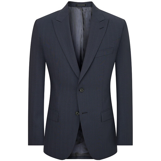 Anniversary Bird Suit Men's 2026 Shopping Mall Same Style Men's Formal Wedding Suit Hidden Stripes Suit and Trouser Suit Iron Gray Texture Hidden Stripes - Barge 46 A(170/92) /Please note waist or pants