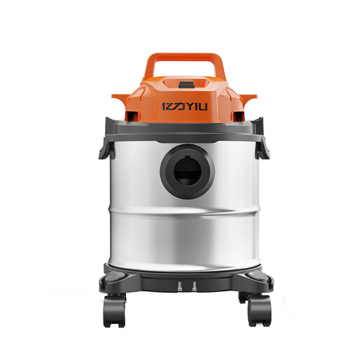 Yili household commercial vehicle-mounted vacuum cleaner land reclamation cleaning dry and wet dual-use suction and blowing integrated industrial high-power high-suction water absorption dust removal bucket type 6341-10L metal bucket