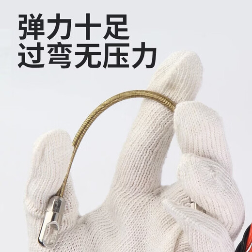 New threading artifact spring threader pull wire electrician special pipe threader lead threading steel wire threading pipe pulley head 15 meters