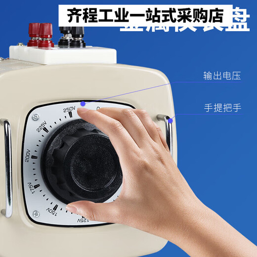 Zhengxi's new single-phase isolation voltage regulator 220V AC voltage regulator 0-250V adjustable TDGC2-5000VA isolation voltage regulator TDGC2-0.5KVA (output 0-21