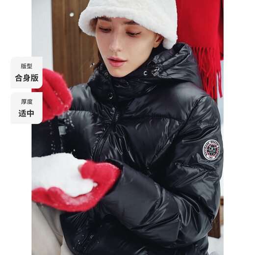 Navigare Italian small sailing women's three-proof thick down jacket detachable hooded cold weather jacket 2341604506