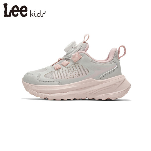 LEE KIDS children's sports shoes men's and women's running shoes 26 spring new running shoes non-slip wear-resistant casual shoes pink 34 inner length 22.5cm suitable for feet 21.5-22.0cm