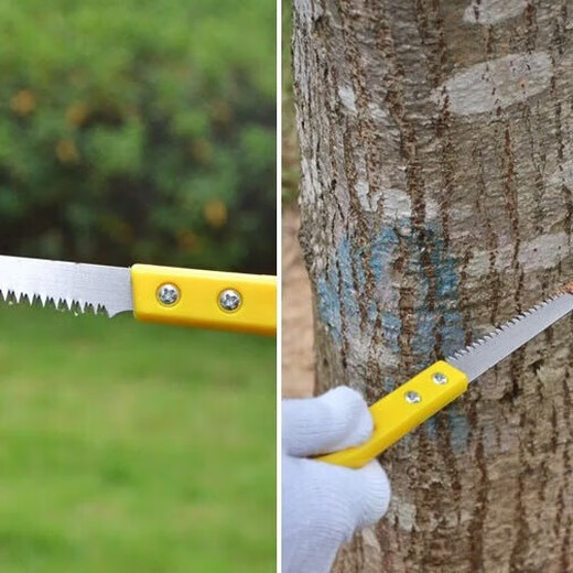 Chicken tail saw, hand saw, household woodworking saw, garden pruning saw, 65 manganese steel saw blade, JD Express, faster and better, 1 chicken tail saw