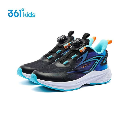 361 boys running shoes 2026 spring new style non-slip breathable knob children's sports shoes for middle-aged, primary school students and girls 361 degree white/flower pink/clear sky blue 38
