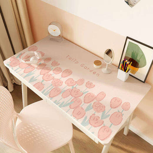Yusenyi desk mat waterproof girls desk study tablecloth student desk mat can be cut Neufmu eight + multiplication table bear double-sided leather 70x120cm