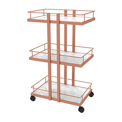 OTHERCheyuanmei Tattoo Shop Multi-layer Mobile Tool Cart 45L*30W*75H Rose Gold Package One 453075cm