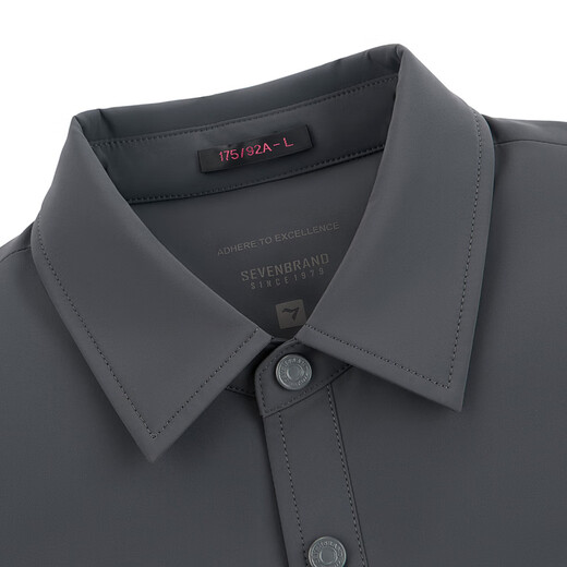 Qipai Men's Water-repellent Down Jacket Men's Winter New Goose Down Warm Graphene Lined Lapel Down Jacket Dark Gray Water-Repellent, 85 Goose Down S 165/84A