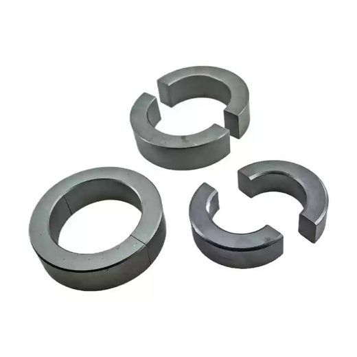 Manganese zinc nickel zinc semicircular open magnetic ring half ring filter anti-interference ferrite high frequency core high power inductor 76*52*20