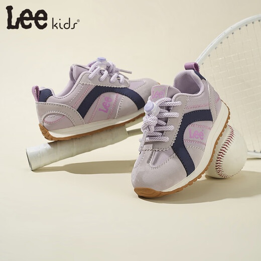 Lee Children's Shoes Spring New Children's Low-top Running Shoes Girls' Versatile Anti-Slip Sports Shoes for Boys X0068 Purple 29 Recommended Foot Length 179mm