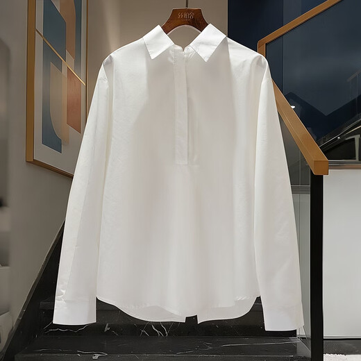Cypress Chelysell Solid Color Shirt Women's 2026 Spring New Style Fashion Simple Commuting Design Shirt
