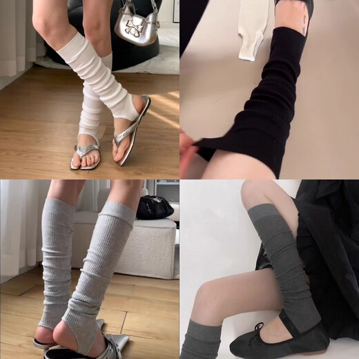 Aoyanlai foot-stomping socks for women, pure cotton spring and summer thin Korean style pile socks, four colors, 1 pair each