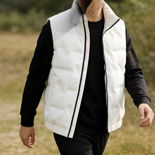 Пуховой жилет Пугало (МЕКСИКАНСКИЙ) верхняя одежда для мужчин и женщин, новый весенний, осенний и зимний легкий жилет 2026 года, теплая куртка в мужском стиле - бобово-зеленый, 80, утиный пух, рекомендуется 7XL 235-255Джин Джин равен 0,5 кг