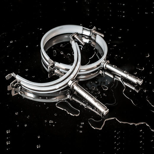 Xu ordered stainless steel pull-and-explode pipe code hoop buckle hanging code pipe clip buckle PVC rubber-coated drainage pipe clamp pipe bracket elevator stainless steel 110mm pull-and-explode 4-inch nail length 8cm 5 pieces