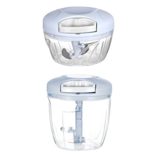 Tuojin imported quality household garlic masher from Japan, manual pounding garlic artifact, cutting and pressing minced garlic, stirring garlic masher, 2 blades 200ML