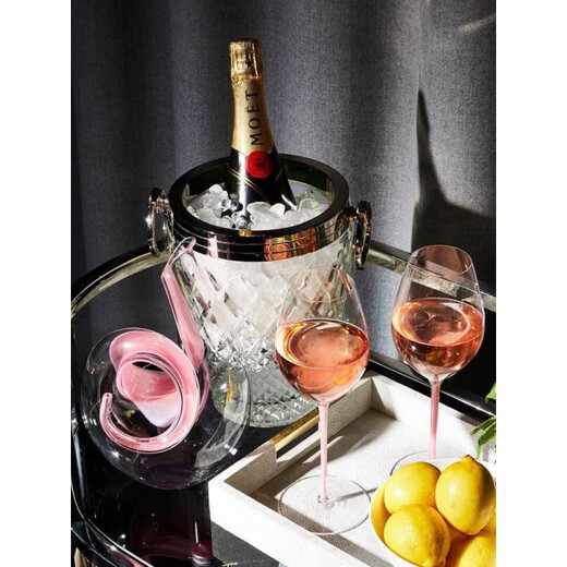 RIEDEL various handmade decanters, handmade lead-free crystal decanters, wine dividers, high-value gifts, pink spiral decanters