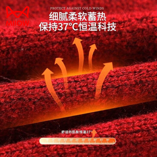 MiiOW Girls' Year of the Horse Sweater 2026 New Year Big Children's Pullover Sweater Little Girl Warm Red Knitted Sweater New Year's Eve Clothes Red 4A Anti-pilling 100 Recommended Height 90-100cm