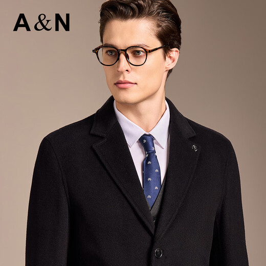 Antonio sheep wool & cashmere suit collar down coat business men's casual thickened warm suit jacket