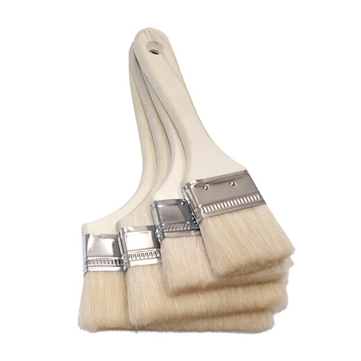 Shantou Lincun wool brush oil brush kitchen pancake small brush soft bristle oil brush tool brush sauce household baking high temperature resistant thin brush No. 7