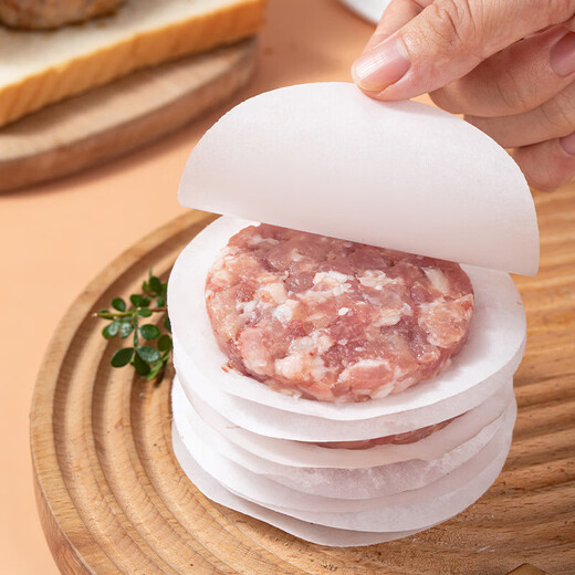 Shantou Lincun meat pie steamer paper steamed buns baking steamed buns oil paper non-stick disposable square food grade household (6*6*100 pieces)