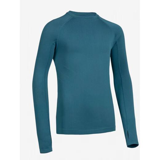 Decathlon (DECATHLON) Decathlon children's quick-drying sports long-sleeved T-shirt autumn training clothes Feifei clothes navy blue 125 cm