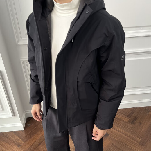 CATSSTAC涡轮压胶冲锋羽绒服 黑色 M