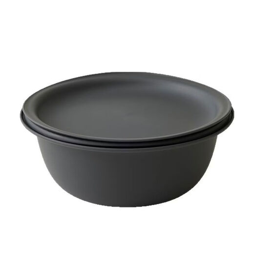 Ronghuashi Japanese MARNA multi-functional drain tray drain basket three-layer filter water washing vegetable basket washing fruit can be microwaved drain basin dark gray