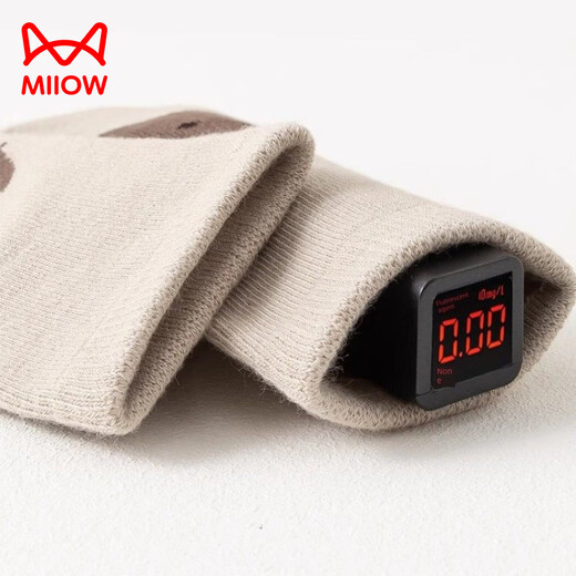 MiiOW baby socks, baby spring and summer thin floor socks, non-slip socks, toddler cooling socks, newborns, pure cotton category a, 7A grade green fox + gray bear + off-white fox, one size fits all, S size 0-8 months, recommended foot length 8-10cm