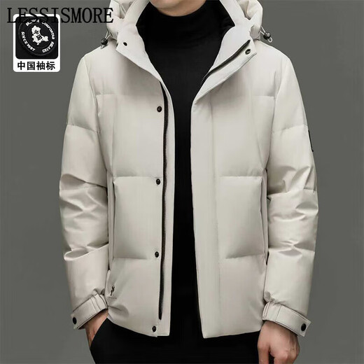 利郎（LILANZ）羽绒服男2025冬季新款高端商务连帽外套中青年时尚保暖外套 利郎旗舰男装红色 M 170/92A