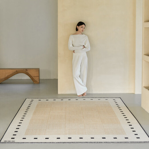 St. Valentine wool blended living room carpet, versatile and high-end, indoor coffee table blanket, bedroom bedside carpet, floor mat, 240cm 340cm (suitable for 3~3.5m sofa)