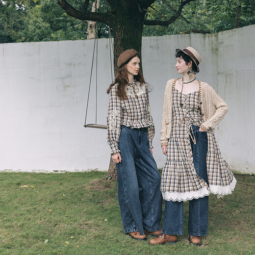 Wancaoyi (wancaoyi) 2026 spring new shirt C00200511 denim blue XS