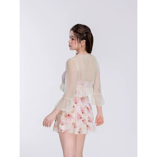 Agliondy large size swimsuit for women 2025 new holiday fat mm slim conservative and beautiful holiday (size is too small, focus on height selection) XL