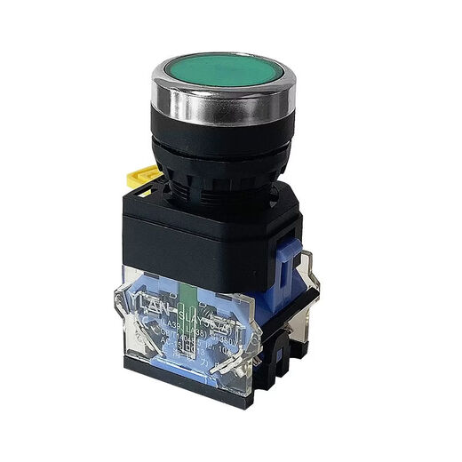 Press the power button switch (pack of 10) to start LA38-11BN start, stop, self-reset, self-locking, inching 22MM button switch self-reset (color remarks) (pack of 10) contacts (ordinary style)