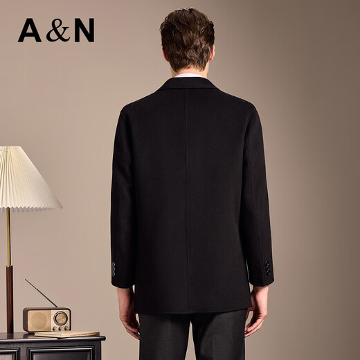 Antonio sheep wool & cashmere suit collar down coat business men's casual thickened warm suit jacket