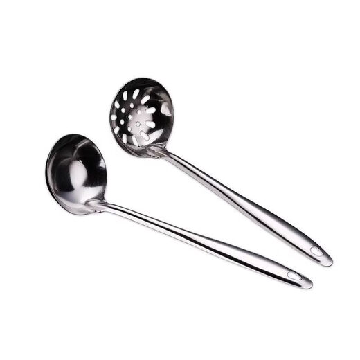 Li Shenchang's thickened stainless steel soup spoon colander large and small soup and porridge long-handled spoon household kitchen hot pot 1 hot pot spoon
