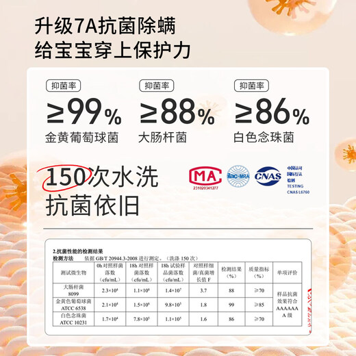 JOYNCLEON newborn pure cotton one-piece baby winter underwear, four-season baby crawling clothing, milky cherry blossom 73cm 6-9 months recommended weight 7.2-9kg