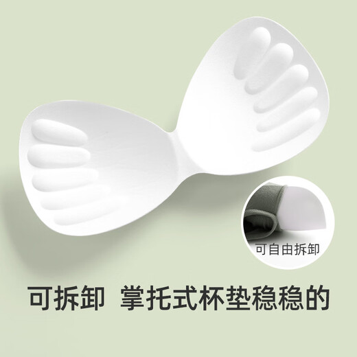 2024 spring and summer seamless underwear for women without rims, small breasts, push-up, side breasts, anti-sagging, sports back bra, thin, white, one size