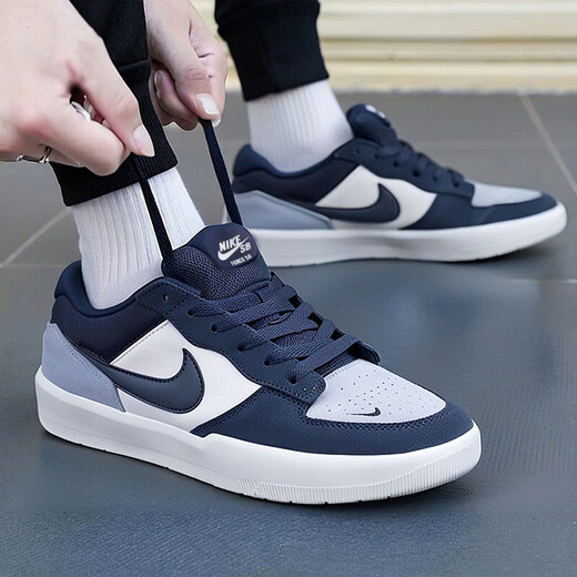 Zapatillas Nike (NIKE) para hombre, novedad de primavera SB FORCE 58, calzado deportivo con amortiguación de corte bajo, calzado informal ligero y transpirable DV5477-404 39