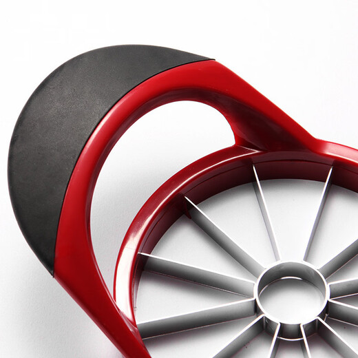Pupan extra large apple cutting tool apple slicer fruit divider multifunctional stainless steel corer knife red 8-piece apple slicer inner diameter 9.5CM
