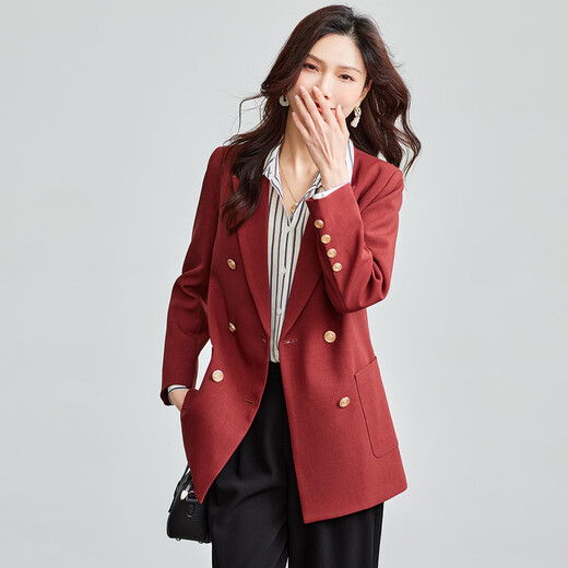 TERRE BLEUE temperament and high-end small suit jacket for women 2026 spring and autumn new commuting loose and versatile slim suit top
