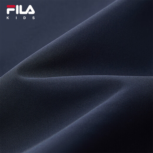 FILA Children's Clothing Cotton Clothes 2026 Spring New Men's and Large Children's Outdoor Hooded Woven Two-piece Set RD Royal Blue-NV 140