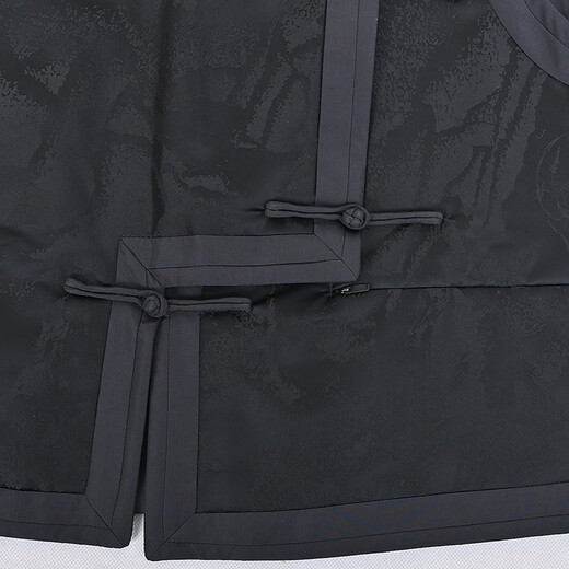 Li-ning (LI-NING) China Li-ning warm, trendy and versatile classic black new Chinese cotton vest for teenagers and children AMMW010-3 AMMW010-3 180 XL