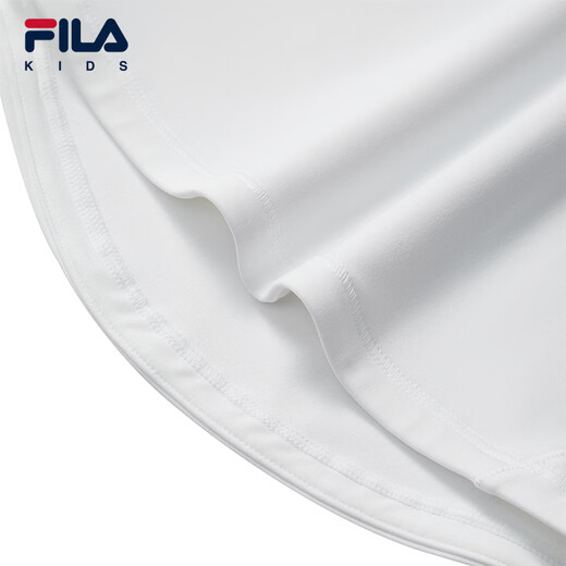 FILA children's clothing long-sleeved 2026 spring new style women's and older children's sports half-breasted stand-up collar tops Jade White-WT 165