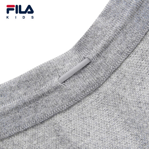 FILA children's clothing short skirt 2025 winter new style casual and comfortable woolen skirt for girls, middle and large children, dark ink gray-MG 110