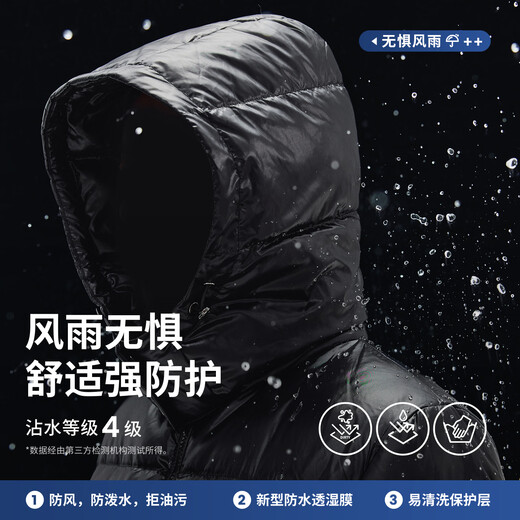 Navigare Italian small sailing women's three-proof thick down jacket detachable hooded cold weather jacket 2341604506