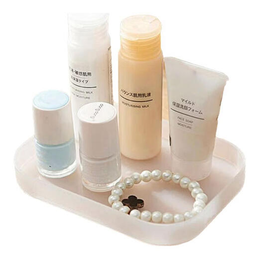 HOUYA light luxury stationery storage box desktop jewelry storage box cosmetics storage bucket Nordic style storage tray storage rack desktop storage tray storage box 1 piece