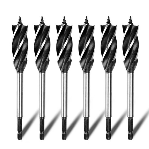 Woodworking drill bit branch twist drill bit for drilling and expanding wood board wood door special drill bit woodworking hole opener tool four slot four edge drill 10mm