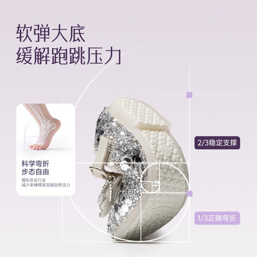 Tongmeng Sunny Girls Princess Shoes Sparkling Children's Crystal Shoes 2026 Spring New Girls Elsa Small Leather Shoes with Dress Shoes