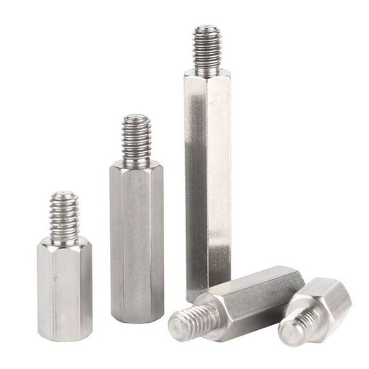 Sailotou factory wholesale 04 stainless steel single-head hexagonal stud M4M6 single-pass chassis motherboard screw connection column isolation M4*16+6240 pcs
