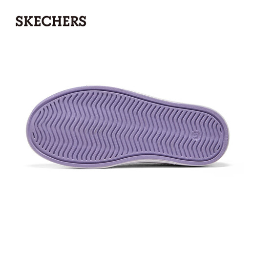 Skechers children's shoes, bubble shoes, summer girls' slip-on sandals, clogs, casual, comfortable, breathable, versatile sandals, lavender/light green/LVAQ size 30