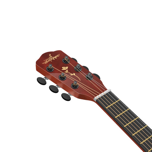 Guitarist吉他手单板儿童吉他初学者古典民谣旅行小吉他男女生专用吉他 30寸民谣单板原木赠【全套配件】